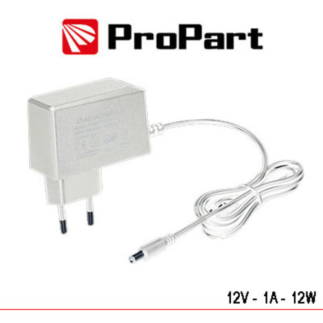 Alimentatore Switching tensione cost 12Vdc 1A (12W) Bianco