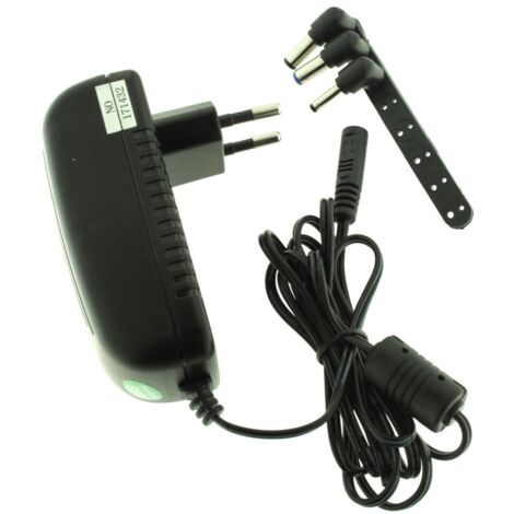 Alimentatore switching universale 12V 2.5A con 3 plug