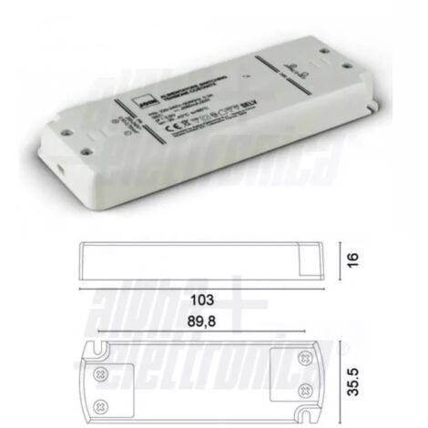 ALIMENTATORE TERMOPLASTICO SLIM 20 WATT 24 V