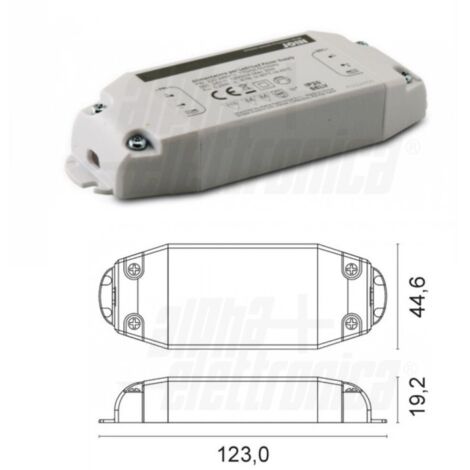 ALIMENTATORE TERMOPLASTICO SLIM 30 WATT 12 V