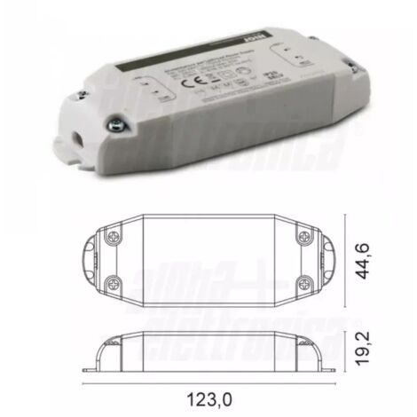ALIMENTATORE TERMOPLASTICO SLIM 30 WATT 24 V
