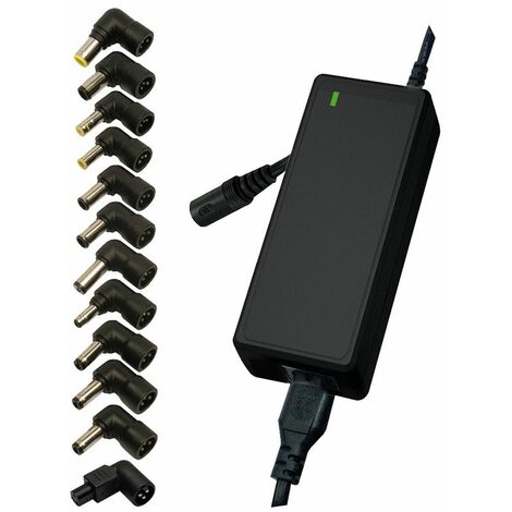 Alimentatore universale per notebook 15/16/18,5/19/19,5/20 Vdc 4,5A 90W, 12 spinotti inclusi - Victory