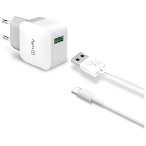 Alimentatore usb da rete Celly kit con cavo type c [TCUSBTYPEC]