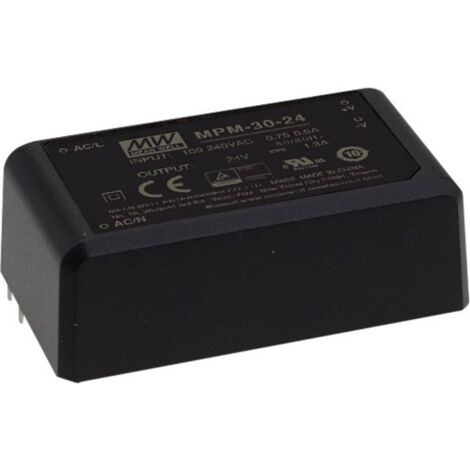 ALIMENTAZIONE AC/DC PER MEAN WELL MPM-30-12 MPM-30-12 CIRCUITI STAMPATI 12 V/DC 2,5 A 1 PZ(I)