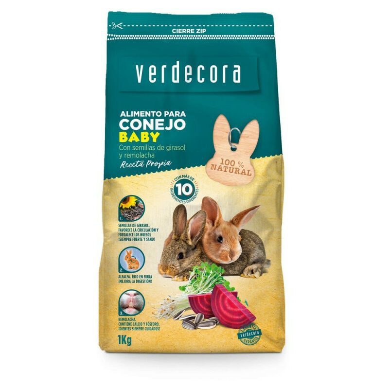 

ALIMENTO CONEJO BABY 1kg - Verdecora
