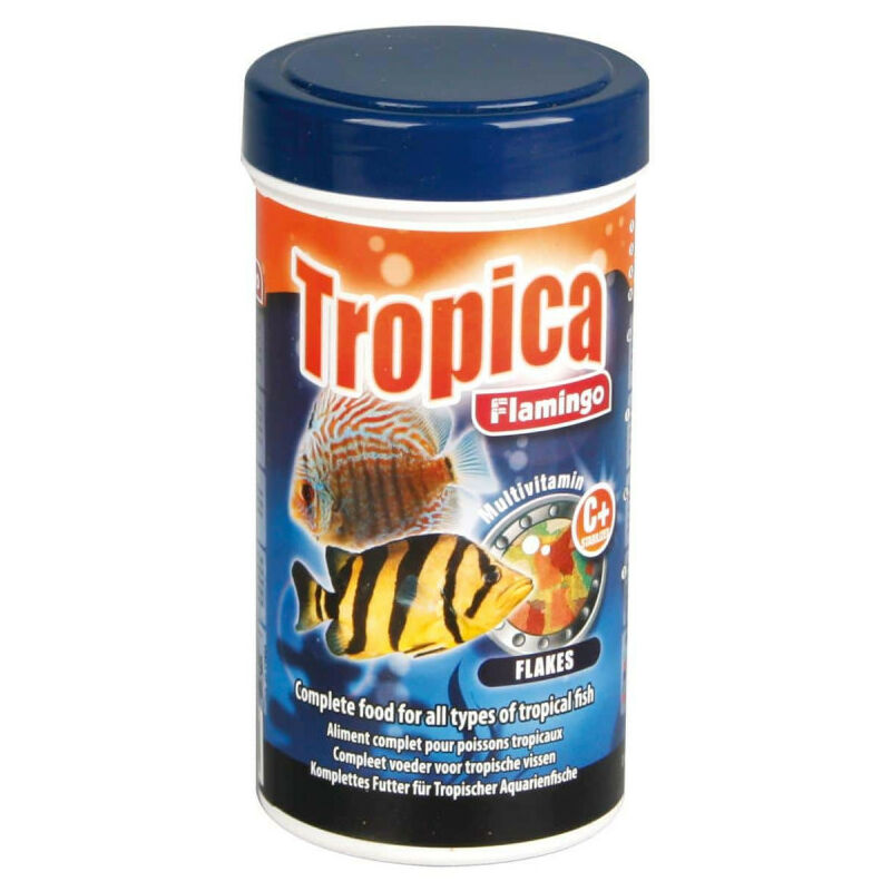 

Flamingo Pet Products - Alimento en escamas de pescado Tropica 250 ml