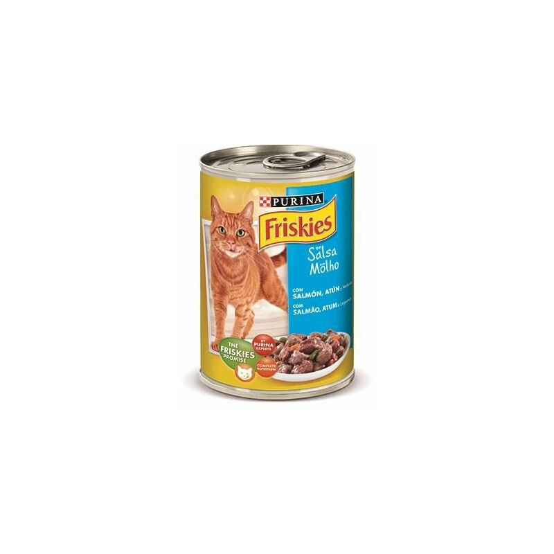 

Alimento húmedo EN SALSA FRISKIES SALMÓN&ATÚN para gatos - 12 Latas 400g - Purina