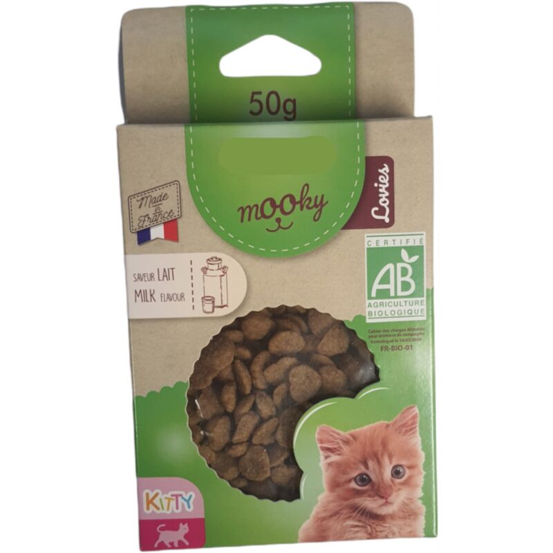 

Animallparadise - Alimento para gatitos con sabor a leche Mooky 50 g.