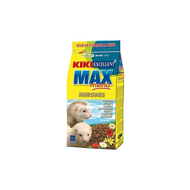 

Alimento para Hurón MAX MENU HURONES 800 gr - Kiki