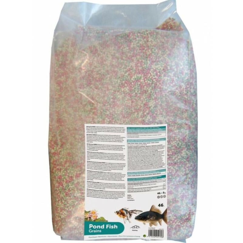 

Alimento para peces de estanque en gránulos - 46 litros o 5 kg.