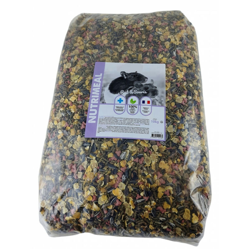 

Animallparadise - Alimento para ratas y ratones, nutrimeal - 10kg.