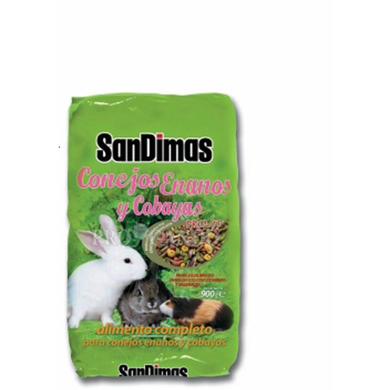 

Alimento SAN DIMAS 900g para conejos enanos y coballas