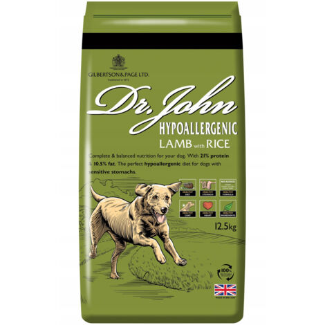 Alimento seco para perros Dr. John Lamb 12,5 kg