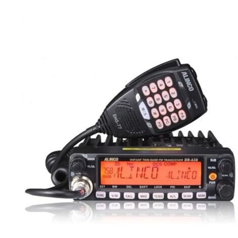 Alinco DR-638HE Ricetrasmettitore veicolare amatoriale dual band Full Duplex