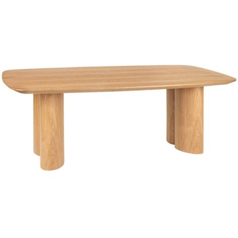 Aliona Mesa de comedor de madera 220x100cm - Atmosphera créateur d'intérieur