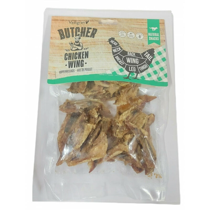 

Alitas de pollo 150 G, para perros.