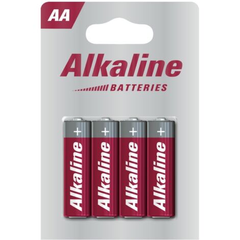 Alkaline Batteries AA 4er Blister 1st price