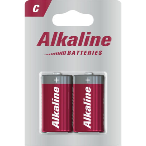 Alkaline Batteries C 2er Blister 1st price
