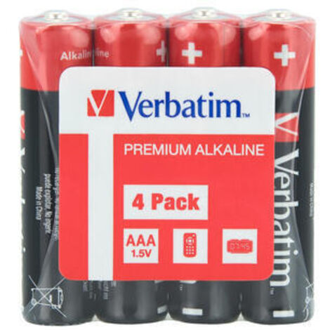 ALKALINE BATTERY AAA 4 PACK SHRINK