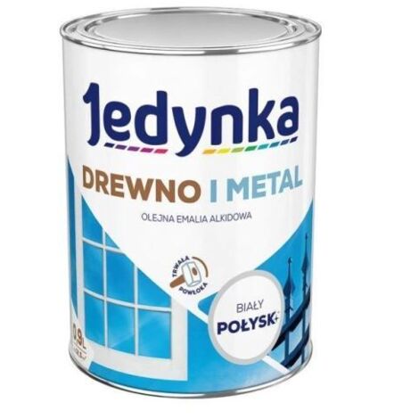 Alkydlack für Holz und Metall, weiß, 0,9 l – 5EMAL.BIA0.9