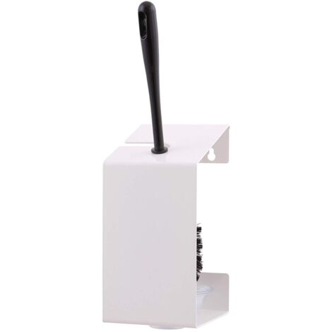 All Care 13205 MediQo-line Porte-brosse WC en acier inoxydable Blanc