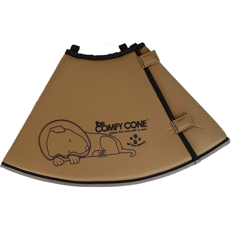 

Collar electrónico de mascotas Comfy Cone marrón S 14 cm - Beige - All Four Paws
