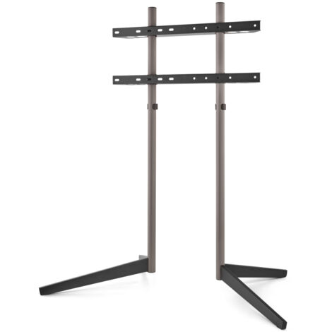All-in-One TV-Ständer mit Rollen Schwarz 116 cm