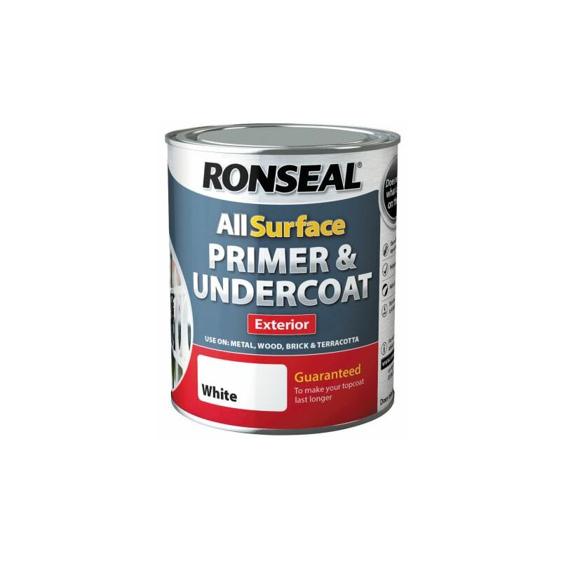 37559 All Surface Primer & Undercoat Exterior White 750ml RSLASPUEW750 - Ronseal