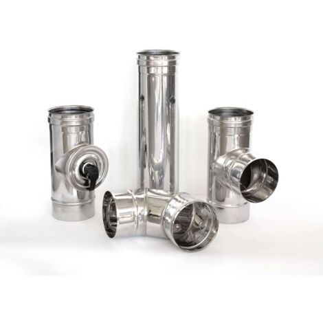 Allacciamento Inox D80 Mono