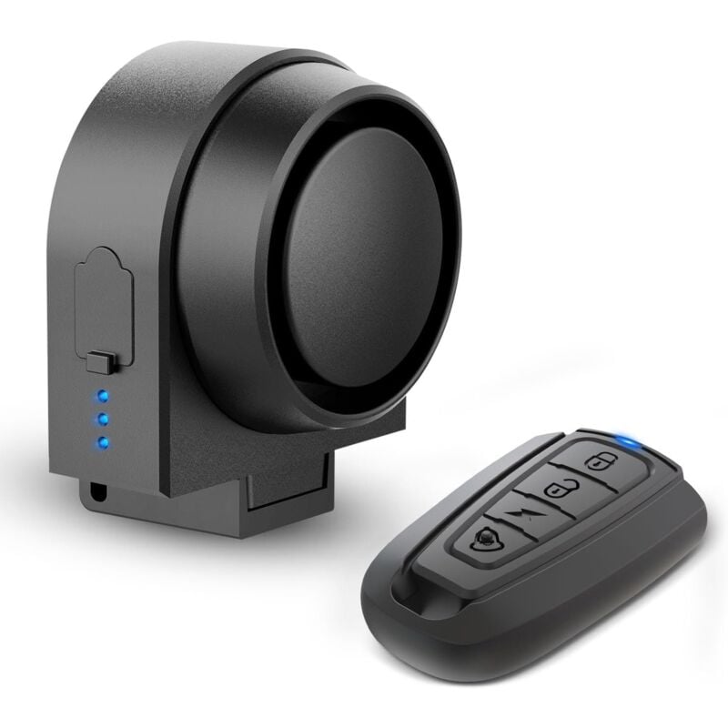 Image of Allarme antifurto, allarme intelligente con telecomando wireless, allarme con sensore di vibrazione intelligente impermeabile, per