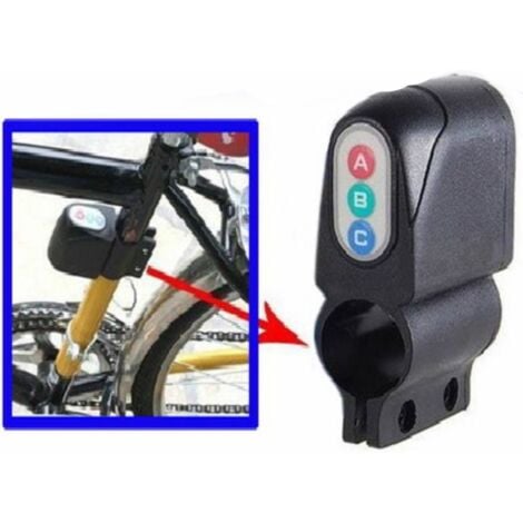 Campanello elettronico allarme antifurto per manubrio bici