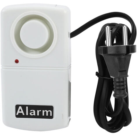 Allarme interruzione di corrente - Sirena da 120 dB, indicatore LED, funzionamento a batteria da 9 V (spina UE)