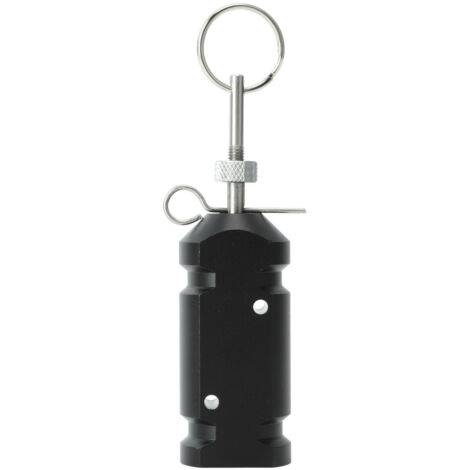 Allarme perimetrale da 4,5 V per tenda - Lega di alluminio, per campeggio e giardino (nero)