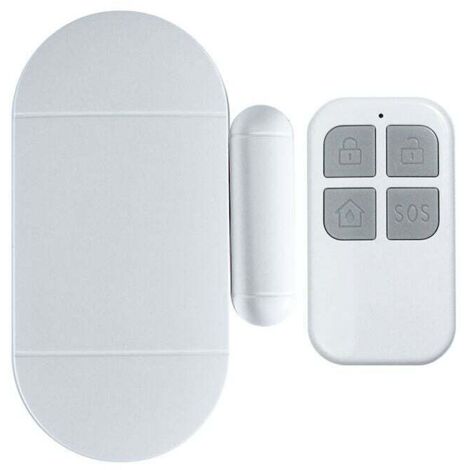 Allarme sirena per porte e finestre da 130 dB, 1 telecomando, facile da installare, allarme domestico wireless