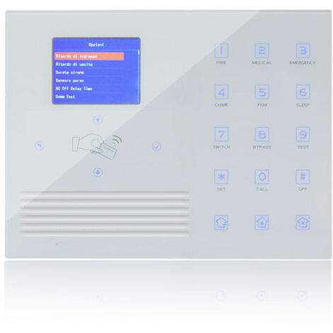 Allarme wireless con connessione internet wifi gestione