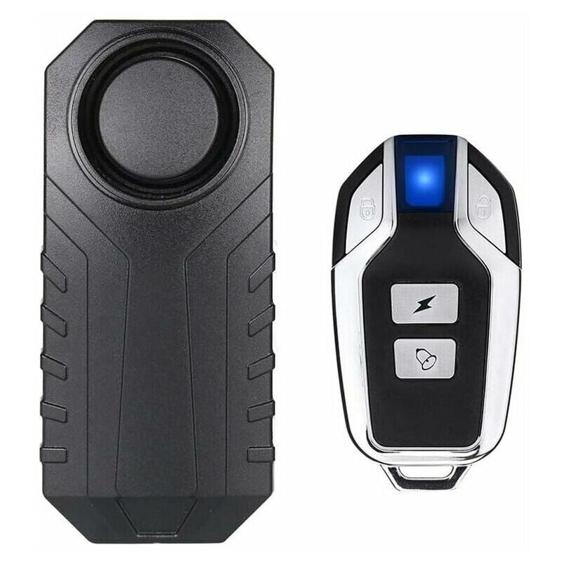 Image of KZQ - Allarme Wireless per Bicicletta e Moto - Allarme Antifurto con Telecomando - Impermeabile IP55 - Volume Sonoro di 113 dB - Colore Nero.