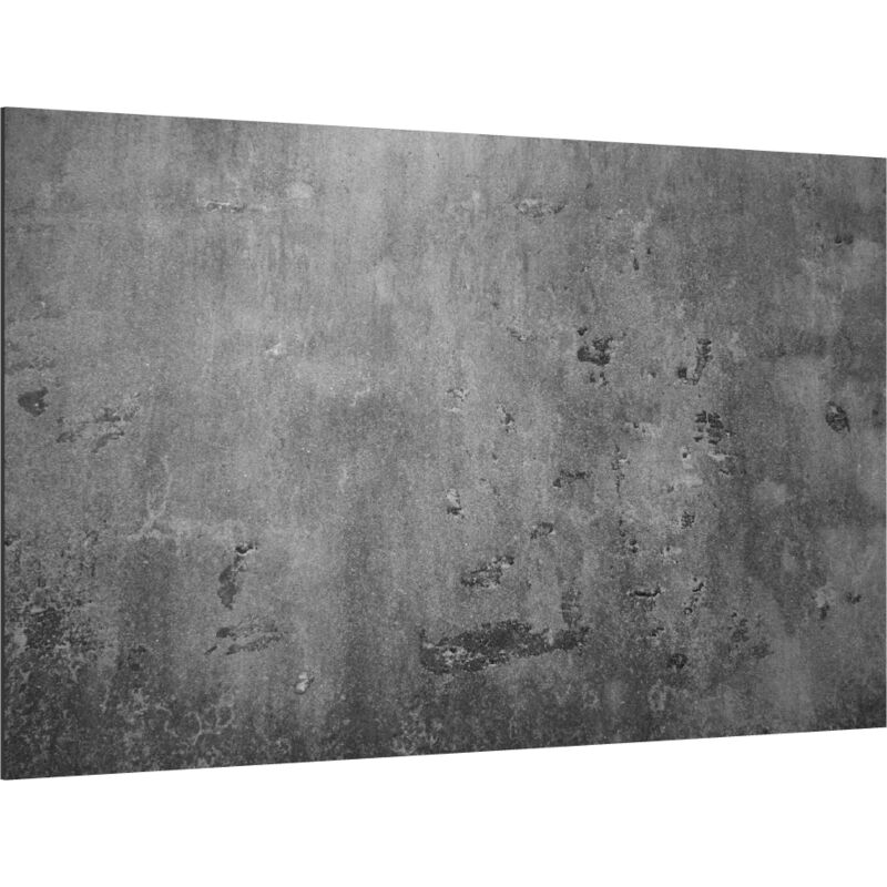 Tableau en verre magnetique style gris beton mur ciment 60x40cm impression sur verre 83335 - Allboards
