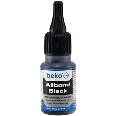 Allbond-Black Cyanacrylat-Reaktionsklebstoff schwarz beko 261 8 20
