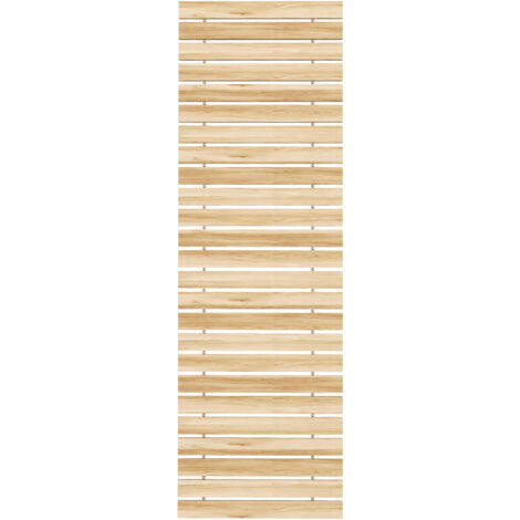 Allée de jardin enroulable en lattes de pin massif 120x38 cm