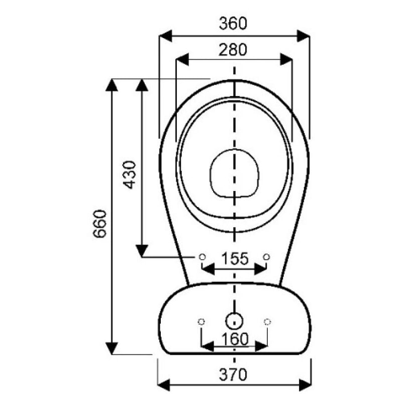 Cuvette Bastia sortie horizontale - geberit
