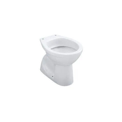 Allia – Cuvette WC à poser 51x36cm – Alimentation indépendante – Sortie arrière cachée – Céramique blanche – Compatible réservoir mural 003723
