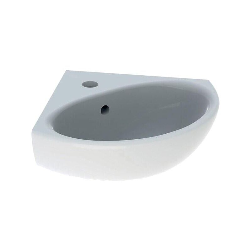 Lave main d'angle Bastia blanc 45,5 x 40 cm Geberit