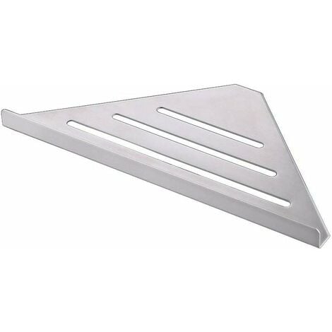 DHKLFA Alliage d'aluminum Bain Étagère de Douche, INOX Tablette de Douche Étagère d'angle Triangle Cosmétique Panier Rangement Cuisine Etagère de Rangement Murale 0zOF9NVeg