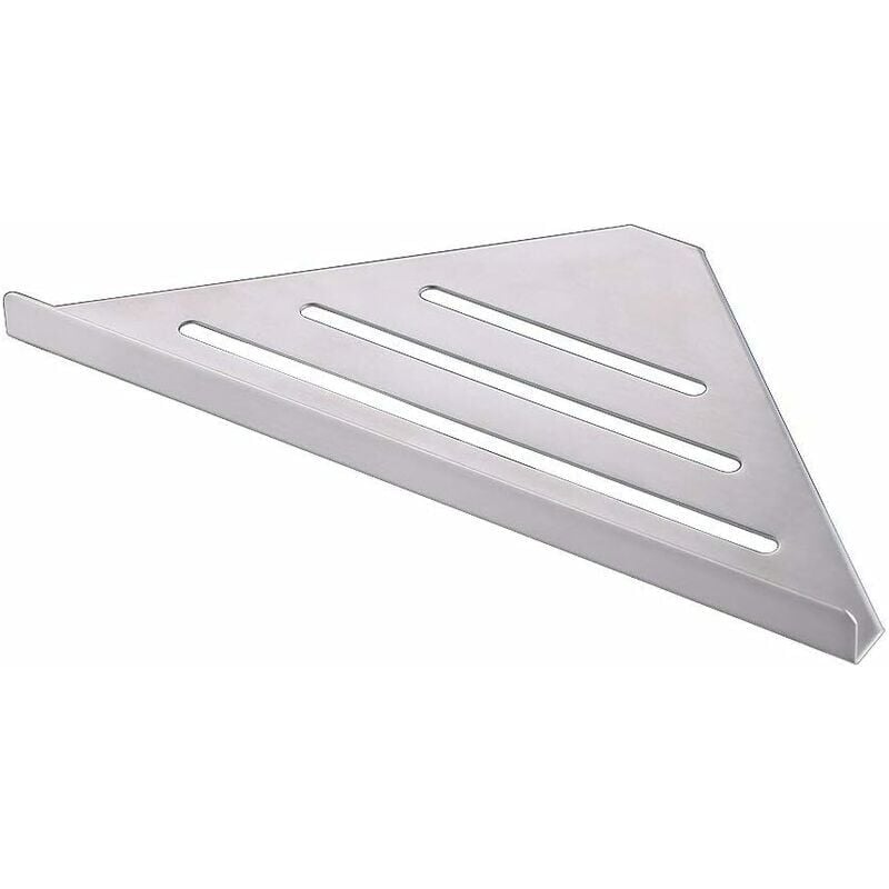 alliage d'aluminum bain étagère de douche, tablette de douche étagère d'angle triangle cosmétique panier rangement cuisine etagère de rangement