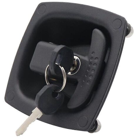 Alliage de zinc pliable poignée en T verrou de loquet pour caravane remorque sécurisé durable.