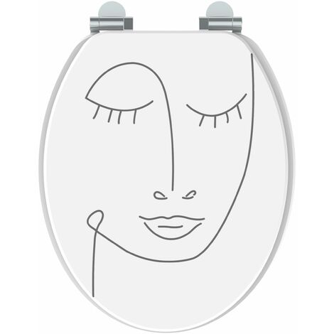 Allibert Abattant WC à fermeture progressive SONGE