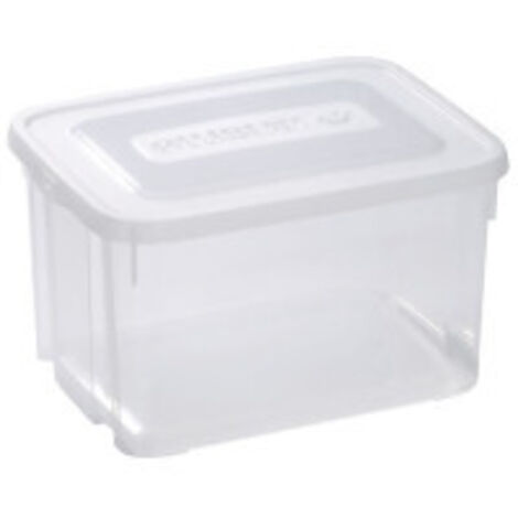 ALLIBERT BOÎTE DE RANGEMENT HANDY - COUVERCLE TRANSPARENT - 12 L