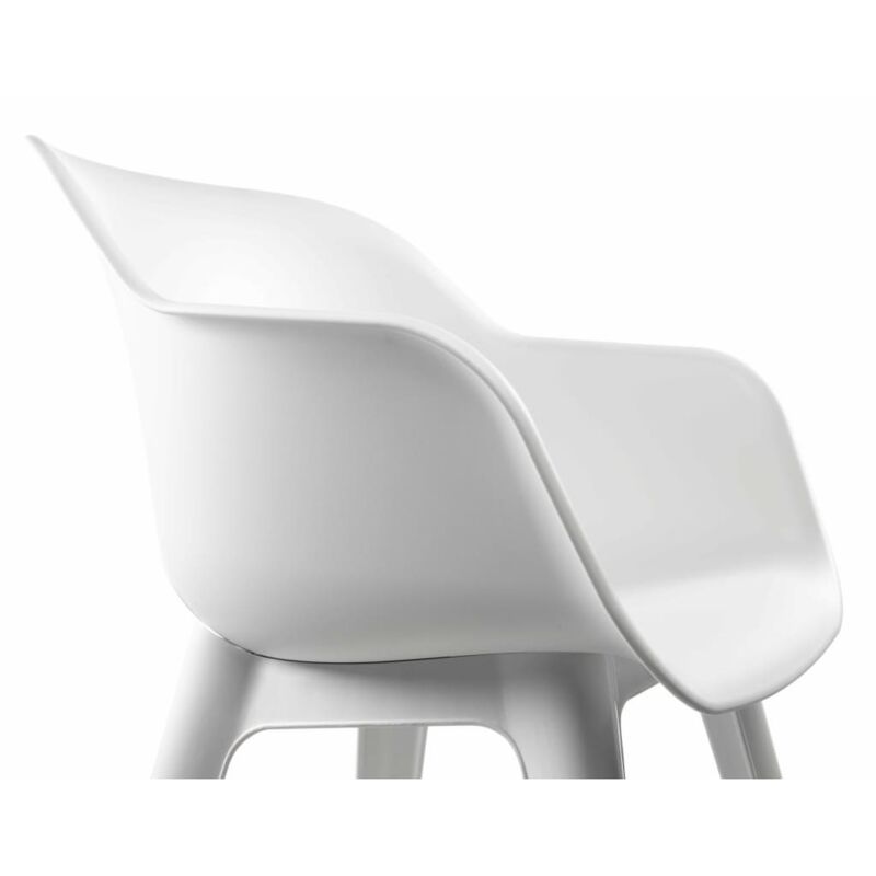 Allibert Chaises d'extérieur Akola 2 pcs Blanc Allibert Chaises d'extérieur Akola 2 pcs Blanc