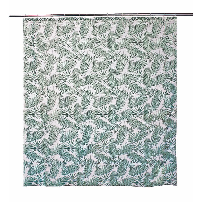 

Cortina de ducha Urales 180x200 Verde poliéster - Allibert