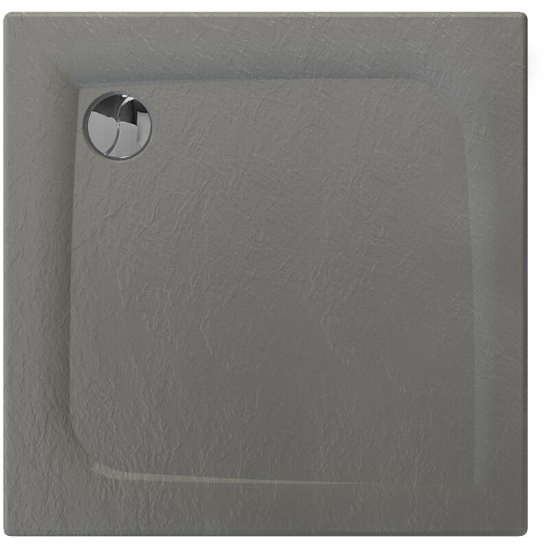 Receveur de douche carré effet pierre Mooneo